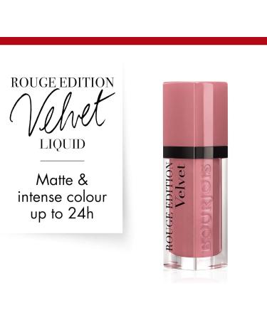 Bourjois Rouge Edition Velvet Liquid Lipstick 09 Happy Nude-Year 6.7ml Nudes Collection - Buy Online on GoSupps.com