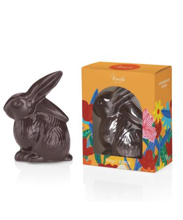 Venchi - Lapin au Chocolat Noir 60% 100 Gr Sans Gluten Collection de Printemps Venchi Id e Cadeau Lapin Noir 60%