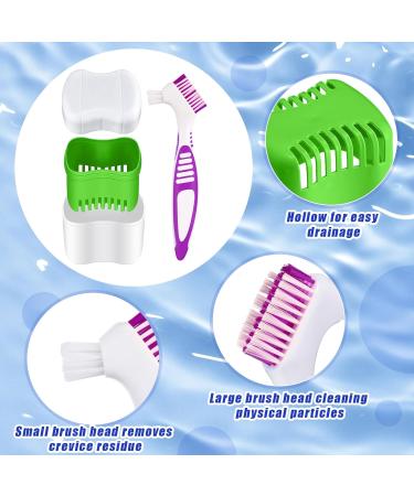 Buy 2 Dental Prosthesis Cases with Cleaners & Holders - International Shipping Available - Buy Online on GoSupps.com