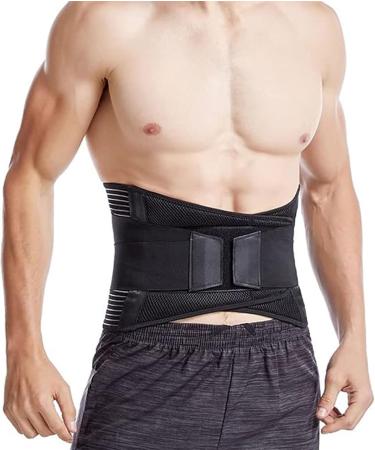 Lower Back Support Belt for Pain Relief | Herniated Disc Sciatica & Scoliosis | Breathable Lumbar Waist Girdle for Better Posture - International Shipping - Buy Online on GoSupps.com