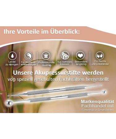 Point Finder Acupressure Pen Set - 6/9-1/2 mm Massage Pen & Acupuncture Stick for Natural Pain Relief - Buy Online on GoSupps.com