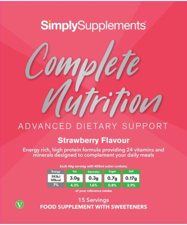 Build Up Drink for Weight Gain | Ideal for Elderly & Recovery | UK Made (Strawberry) - Buy Online on GoSupps.com
