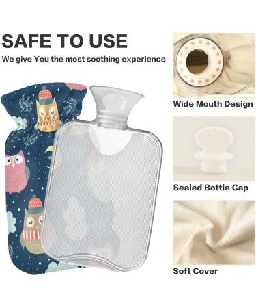 Buy BPA-Free 1L Hot Water Bottle with Lid | Small Pain Relief & Cold Compress - Buy Online on GoSupps.com
