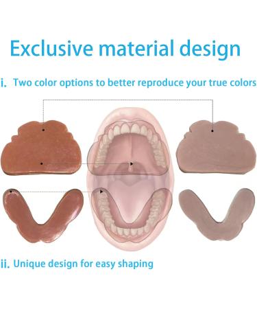 DIY Denture Kit 2 Sets (28 pcs Each) of Different Sizes of False Teeth Multi-Color repeatable moldable Material Complete Fake Teeth Repair Kit Partial dentures Upper/Lower Dentures Denture Repair kit - Buy Online on GoSupps.com