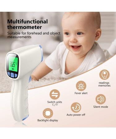 Jumper Medical Forehead Thermometer - Non Contact, Instant Reading for Kids and Adults (Sky Blue) - Buy Online on GoSupps.com