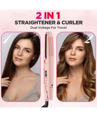 MiroPure 360 Airflow Styler - 2 in 1 Curling Iron & Titanium Flat Iron | Professional Dual Voltage Hair Tools for Long Hair | 13 Adjustable Temperatures & Ionic Aroma Cool Air - Buy Online on GoSupps.com