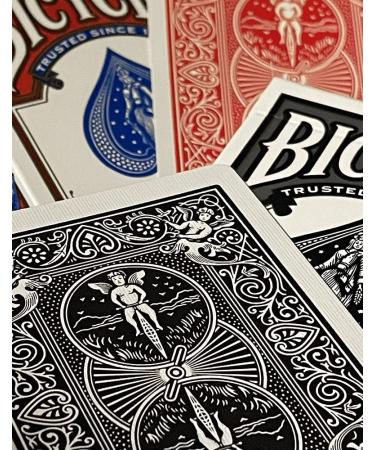 Bicycle Standard Jumbo Playing Cards - 4 Pack for Poker, Rummy, Euchre, Pinochle | High-Quality Card Games Deck - Buy Online on GoSupps.com