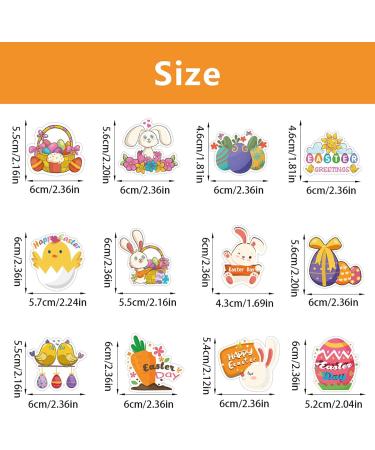 12Piece Easter Party Cake Decorations Easter Cupcake Toppers Festive Rabbit Gnomes Embellishments Dessert Decorations Decoration Set - Buy Online on GoSupps.com