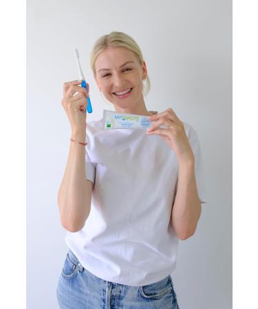 MYOSPOTS Hydroxyapatite Toothpaste - Whitening & Sensitive Care Reinvented Oral Health with HYDROXYAPATITE Natural Flavors Fluoride & Sodium Lauryl Sulfate Free (Mint) - Buy Online on GoSupps.com