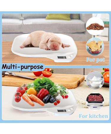 Pet Scale Digital Small Animal Weight Scale Portable LCD Electronic Weighing Scale(Max. 33 lbs) Multifunction Kitchen Scale for Food/Puppy/Hamster/Kitten/Hamster/Whelping - Buy Online on GoSupps.com