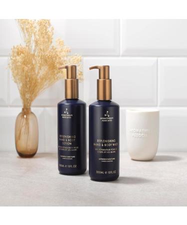 Aromatherapy Associates Replenishing Hand And Body Lotion - Softer & Silkier Hands Hydrate Replenish - Sweet Almond Oil Shea Butter Lavender Ylang Ylang Ho Wood Essential Oil Replenishing Hand & Body Lotion - Buy Online on GoSupps.com