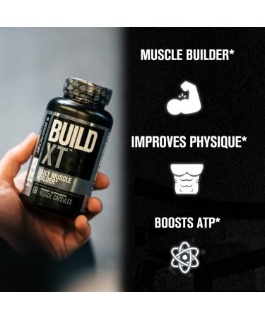 Build-XT Muscle Builder - Daily Muscle Building Supplement for Growth and Strength | Peak02 & elevATP Ingredients - 120 Veggie Pills - Buy Online on GoSupps.com
