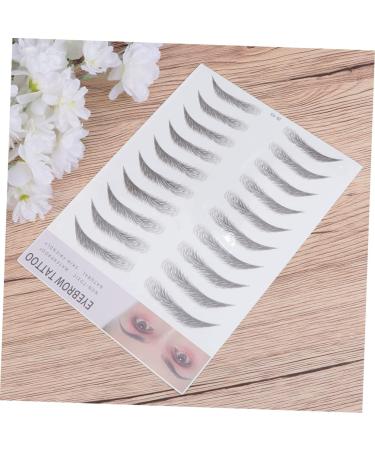 Beavorty 4 pcs 3d eyebrow stickers eyebrow tattoo stickers tattoo brow False Eyebrows Eyebrow Tool makeup - Buy Online on GoSupps.com
