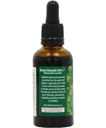 HealthAid Chamomile (Chamomilla recutita) 50ml Liquid - Soothing Herbal Supplement - Buy Online on GoSupps.com
