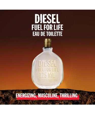 Diesel Fuel For Life Eau de Toilette for Men Woody and Ambery Scent With Notes of Anise & Lavender 1.7 Fl. Oz. - Buy Online on GoSupps.com