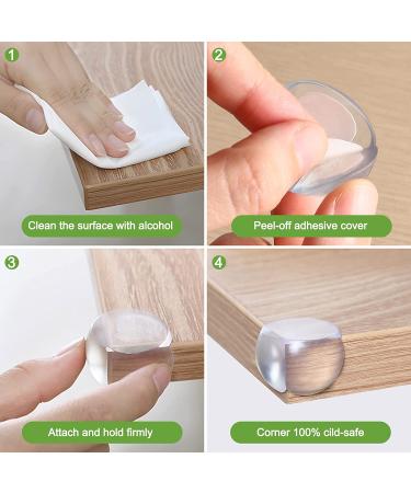 Homelove Child Safety Corner Protectors (16 Pack) - Baby Proofing Guards for Furniture, Tables - Clear, Soft Protection Against Sharp Corners - Buy Online on GoSupps.com