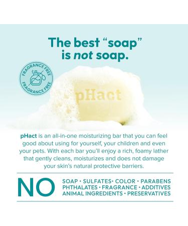 ANDREW LESSMAN pHact Moisture-Rich, Soap - Pack of 3 - 4.25 Oz. - Buy Online on GoSupps.com