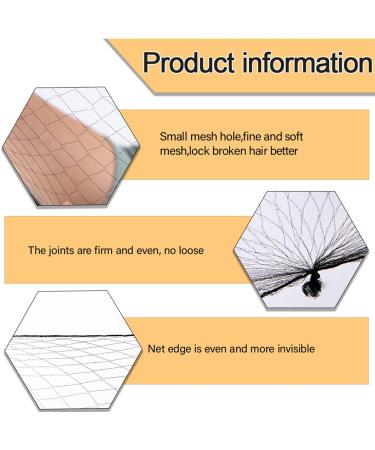 Invisible Blonde Hair Nets for Ballet & Gymnastics - 20inch (24PCS) - Buy Online on GoSupps.com