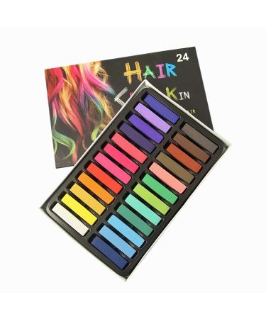 Creating Signature 24 Hair Chalk Temporary Hair Dye Colour Soft Pastels Salon Kit