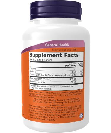 CoQ10 400 mg Twin Pack - 60 Softgels | Boost Energy & Support Heart Health | International Shipping Available - Buy Online on GoSupps.com