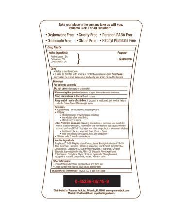 Panama Jack SPF 30 15 and 8 Sunscreen Lotions Bundle - Buy Online on GoSupps.com