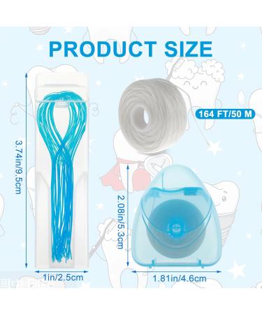 Deep Cleaning Dental Floss Set for Bridges & Implants | 2-Pack 164ft Oral Care - Tooth Floss Thoroughbred - Buy Online on GoSupps.com