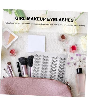 VINTORKY 20 Pairs artificial false eyelashes girl cosmetics Makeup lashes beauty kit eyelash tool grooming kit Girl Eyelashes Natural Realistic Fake Lashes Girl Makeup Eyelashes manual set - Buy Online on GoSupps.com