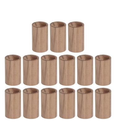 HEEPDD 15 pieces of diffuser for essential oils made of wood portable diffuser for essential oils made of wood with a structured natural aroma
