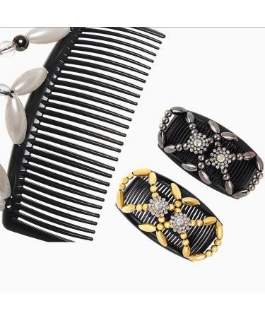 Premium 2-Piece Butterfly Hair Clips for Women | Elastic Pearl Hairpin for All Hair Types - Perfect for Thick & Fine Hair - Buy Online on GoSupps.com