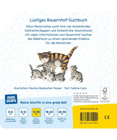 Buy Ministeps: Out and About on the Farm Book for Babies (12+ Months) - International Shipping Available - Buy Online on GoSupps.com