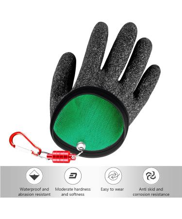 Czlinodumx Waterproof Fishing Gloves | Anti-Cut & Magnetic Lock Hunting Gloves for Safe Pike & Catfish Handling (Left Hand) - Buy Online on GoSupps.com