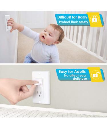 38-Pack Babepai Outlet Covers - Child Proof Electrical Protector - Improved Baby Safety Plug Covers - White - Buy Online on GoSupps.com