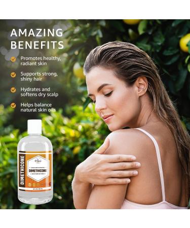 33rd Parallel | DIMETHICONE Oil (4 oz) 100% Pure, Cosmetic Grade | Widely Used in Moisturizers, Lotions, Primers, Foundations, Hair Products, Sunscreen, Wound Care | 4 Ounces - Buy Online on GoSupps.com