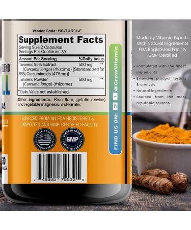 CURCUWELL High-Potency Curcumin & Turmeric Blend | Joint & Cognitive Support | Natural Inflammatory Relief - 30 Day Supply - Buy Online on GoSupps.com