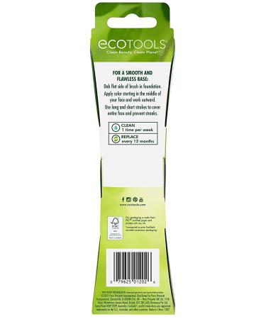 EcoTools Classic Foundation Brush | Eco-Friendly Makeup Brush for Flawless Application - Buy Online on GoSupps.com