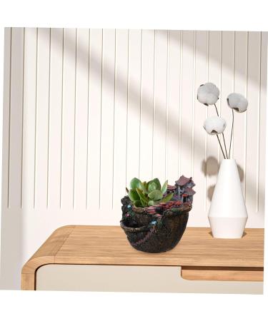 Artibetter House Flower Pot airplants Artificial air Plants Micro Landscape Succulent Plant Succulents Hanging Pot Flower Pots Indoor Dining Table Decor - Buy Online on GoSupps.com