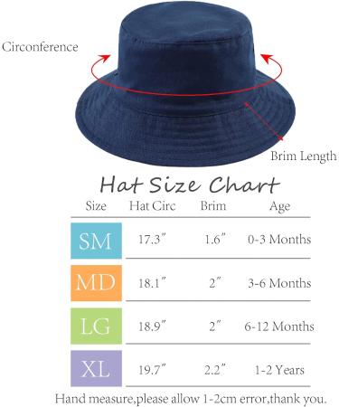 XIAOHAWANG Baby Boy Sun Hat - Toddler Dinosaur Bucket Hat for Beach - Navy, 1-2 Years - Buy Online on GoSupps.com