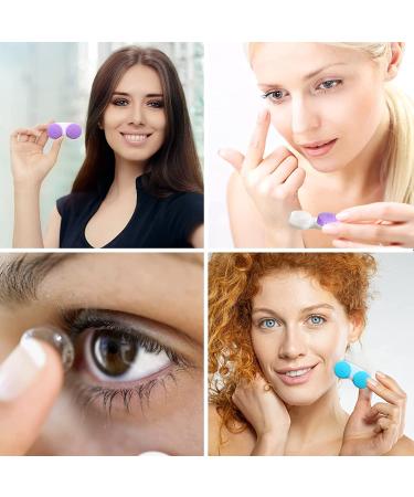 MorTime 16 Pack Colorful Mini Contact Lens Case Box Set - Bulk Holder Container - Buy Online on GoSupps.com