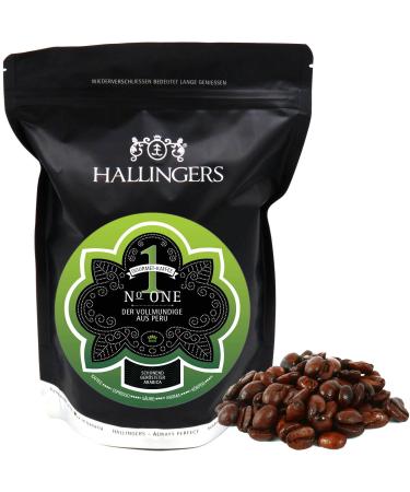 Hallingers No.One - gourmet coffee from Peru gently long -term -roasted (BAG) - Mother's Day gift & gift ideas for Father's Day |New home New Year's Eve recovery 500g coffee No.1