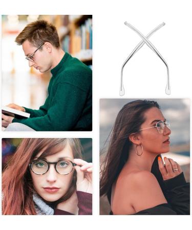 Healeeved Glasses Repair Set | Sunglasses Arm Hinge Replacement | Accessory & Spare Parts for Metal & Crystal Frames | 1 Pair Adjustable 13x0.6cm - Buy Online on GoSupps.com