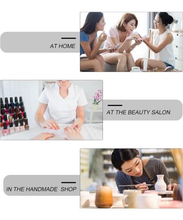 Nail Accessories Silicone Nail Art Stamping Mat Manicure Mat Nail Polish Coloring Practice Pad Nail Tool for DIY Application Practice (White) Nail Set Tool - Buy Online on GoSupps.com