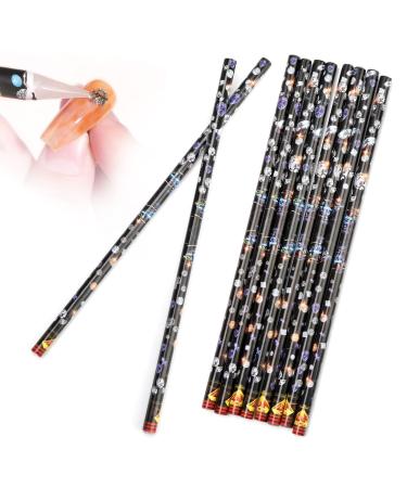 10pcs Rhinestone Picker Wax Pencil for Nail Gems Pick Up Tool for Diamonds Dotting Tool for Nails Pencil Dotting Tool Accessories for Nail Art DIY Decoration Tool Painting Pen Tool Accessories - Buy Online on GoSupps.com