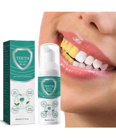 Dental and Oral Care Set - Mouthwash & Toothbrush Cleaner (60ml 2 Pieces) - International Shipping Available - Buy Online on GoSupps.com