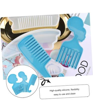 DIYEAH 6 Pcs Comb Silicone Mold Dessert Molds Comb Mold DIY Comb Silicone Molds Combs for Women Comb Resin Molds Manual DIY Mold Creative Silicone Mould Modeling Hair Comb Accessories - Buy Online on GoSupps.com