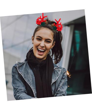 Beavorty Christmas Antlers Hairpins 2 Pairs Christmas hair clips hair accessories hair accessories for girls hair clips cartoon hair accessories Antler Hairpin - Buy Online on GoSupps.com