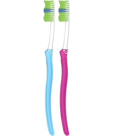 Oral-B Indicator Color Collection Soft Manual Toothbrush, 2 Count Pack - Best for Effective Cleaning - Buy Online on GoSupps.com