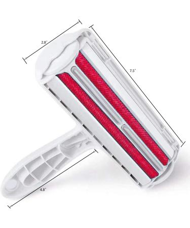 Efficient Roller Pet Hair Remover - Reusable Lint Roller for Cats & Dogs | Multi-Surface Fur Cleaner for Furniture Couch Carpet & Clothing - Portable & Eco-Friendly - Buy Online on GoSupps.com
