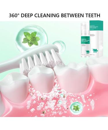 Probiotics Bright Whitening Teeth Mousse & Herbal Oral Repair - Total Care Mouthwash (2PC) for Deep Cleaning & Refreshing Smile - Buy Online on GoSupps.com