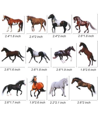 Horse Cupcake Toppers Horse Racing Party Cake Decoration for Horse Theme Birthday Party Kentucky Derby Supplies SET of 24 - Buy Online on GoSupps.com