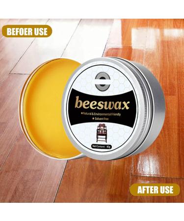 80g Wood Seasoning Beeswax | Multipurpose Wood Polish Natural Beeswax Furniture Polish | Beeswax Polish for Wood & Furniture Beewax for Wood Cleaner and Furniture Beautify & Protect - Buy Online on GoSupps.com